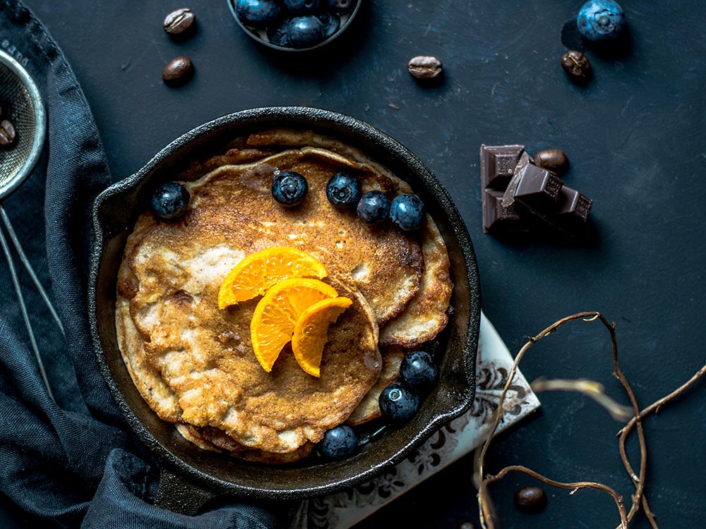 Blueberry Buttermilk Pancakes Monika Grabkowska P1aohbiT EY Unsplash